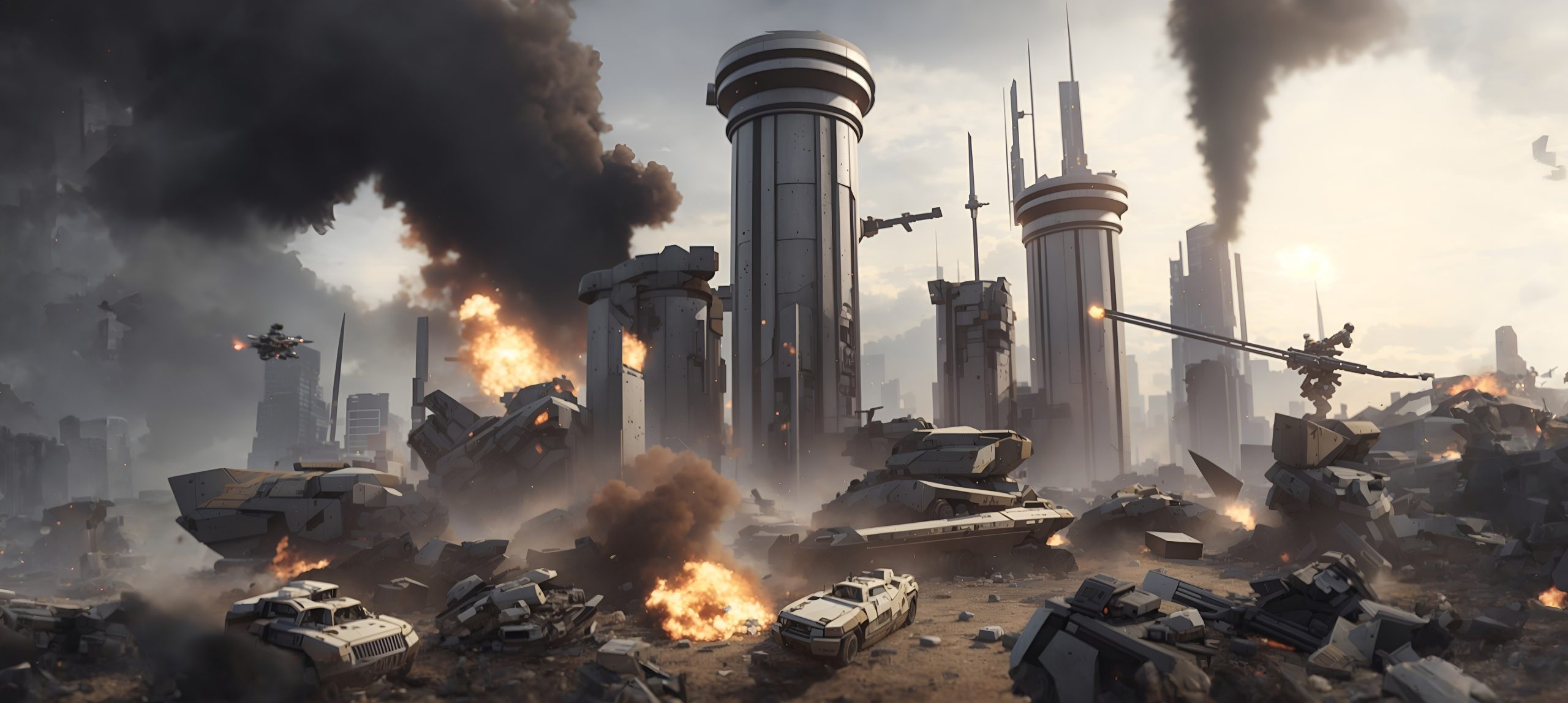 Warzone 3d  scene